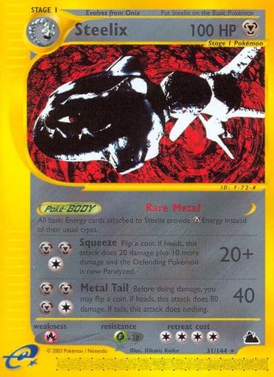 Steelix (31) Skyridge Pokemon card