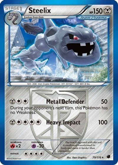Steelix (Team Plasma) Plasma Freeze Pokemon card