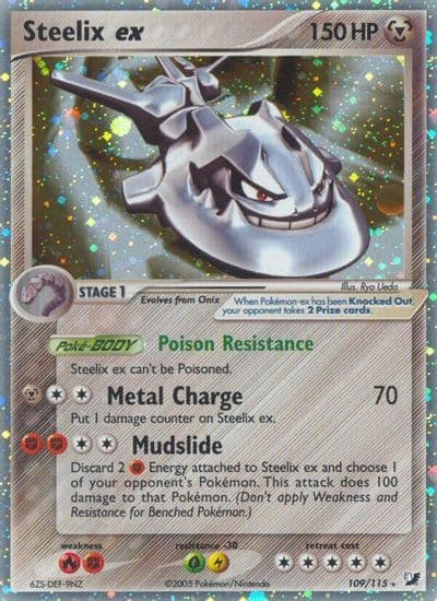Steelix ex Unseen Forces Pokemon card