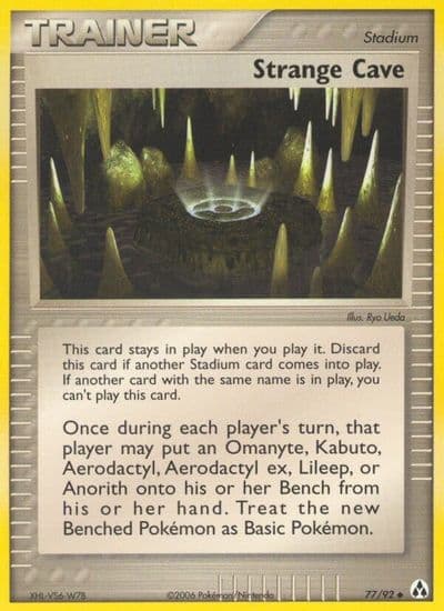 Strange Cave Legend Maker Pokemon card