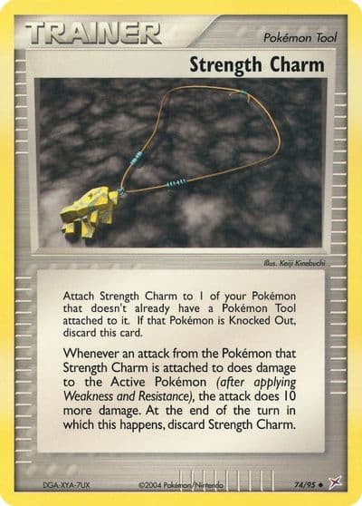 Strength Charm Team Magma vs Team Aqua Pokemon card