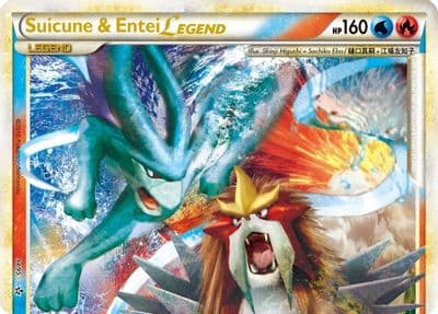 Suicune & Entei Legend (Top) Unleashed Pokemon card