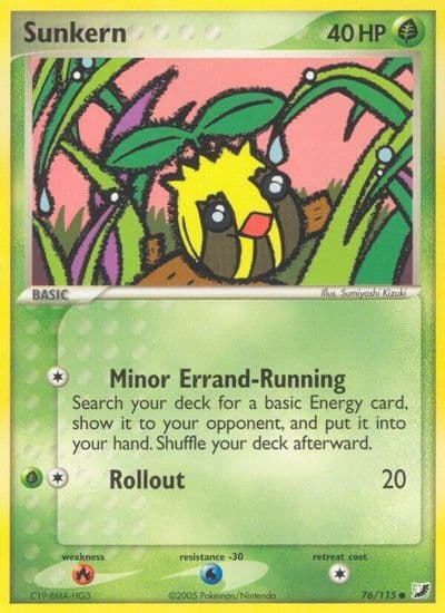 Sunkern Unseen Forces Pokemon card
