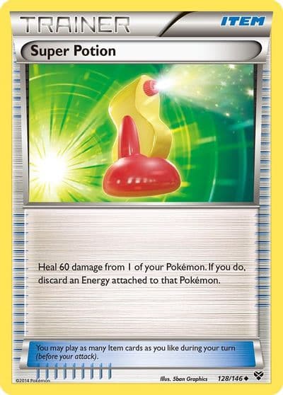 Super Potion XY Base Set Pokemon card