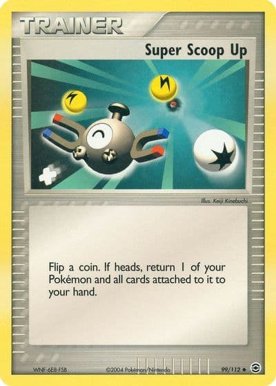 Super Scoop Up FireRed & LeafGreen Pokemon card