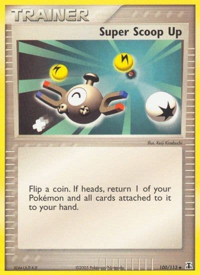 Super Scoop Up Delta Species Pokemon card
