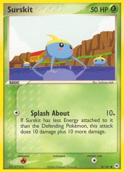 Surskit Hidden Legends Pokemon card