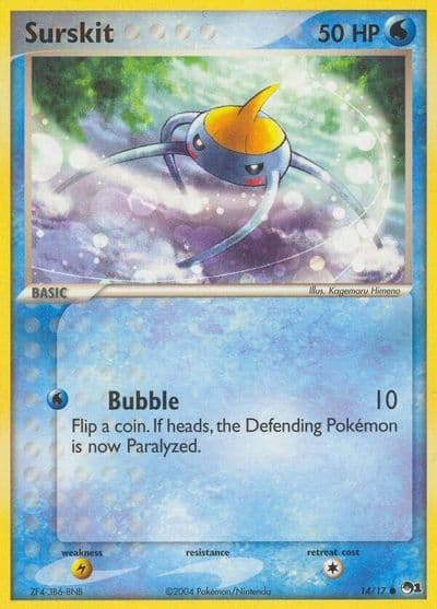 Surskit POP Series 1 Pokemon card
