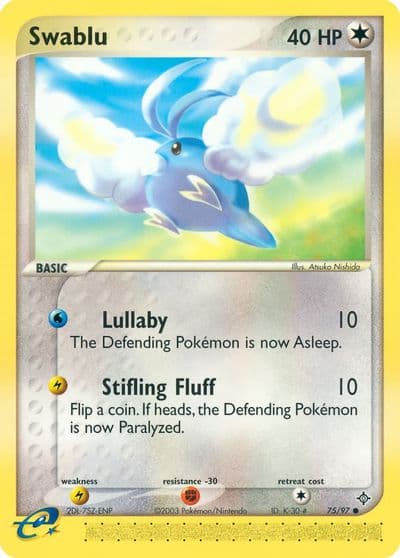 Swablu Dragon Pokemon card