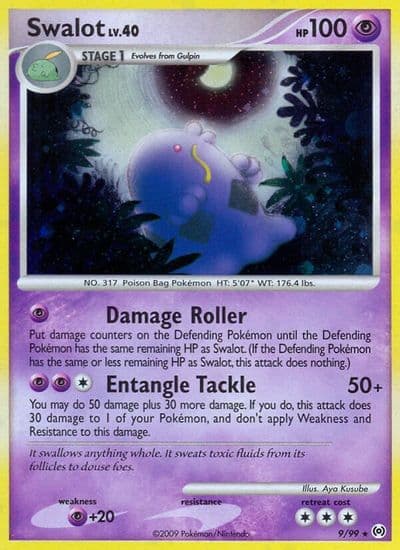 Swalot Arceus Pokemon card