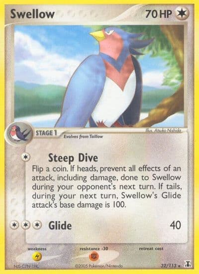 Swellow Delta Species Pokemon card