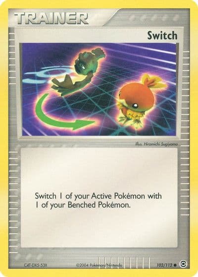 Switch FireRed & LeafGreen Pokemon card