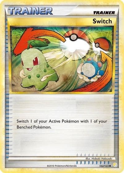 Switch HeartGold SoulSilver Pokemon card