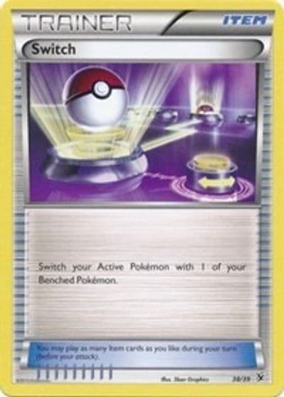 Switch Kalos Starter Set Pokemon card