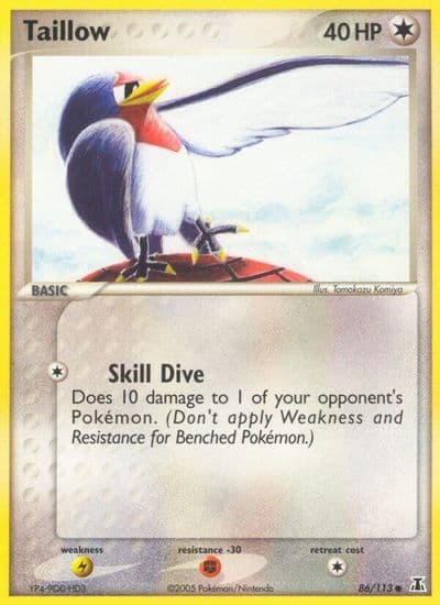 Taillow Delta Species Pokemon card