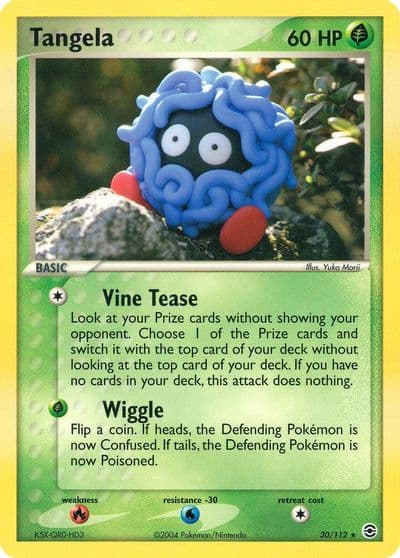 Tangela FireRed & LeafGreen Pokemon card