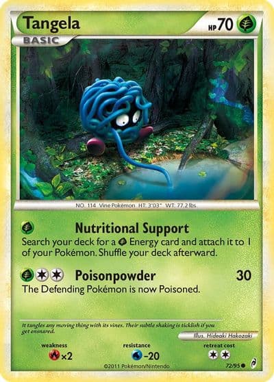 Tangela Call of Legends Pokemon card