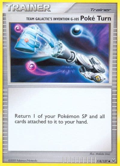 Team Galactic's Invention G-105 Poke Turn Platinum Pokemon card