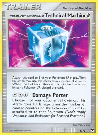 Team Galactic's Invention G-107 Technical Mach. G Rising Rivals Pokemon card