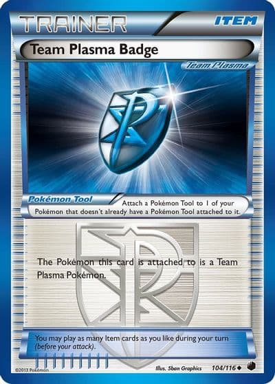 Team Plasma Badge (Team Plasma) Plasma Freeze Pokemon card