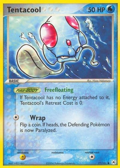 Tentacool Hidden Legends Pokemon card