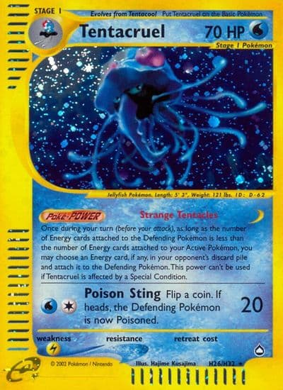 Tentacruel (H26) Aquapolis Pokemon card
