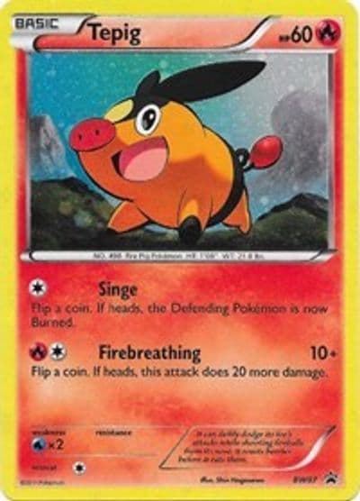 Tepig - BW07 Black and White Promos Pokemon card