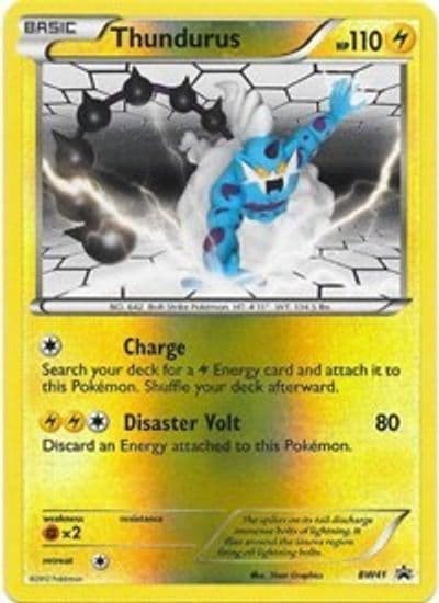 Thundurus - BW41 Black and White Promos Pokemon card