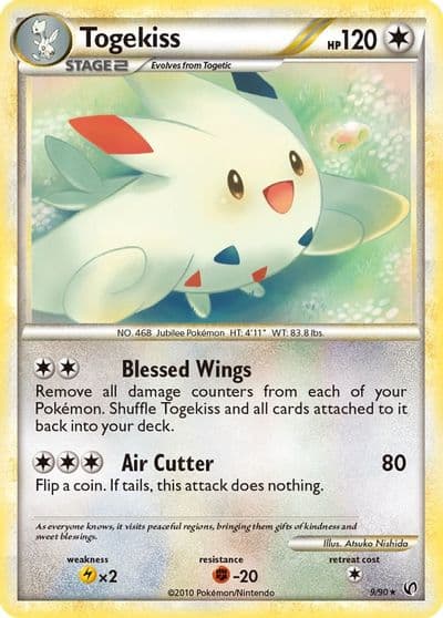 Togekiss Undaunted Pokemon card