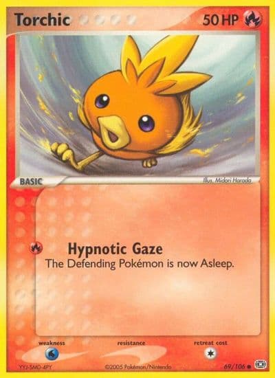 Torchic Emerald Pokemon card