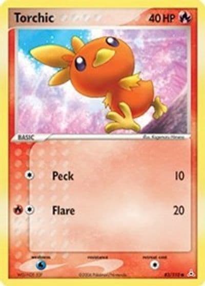 Torchic Holon Phantoms Pokemon card