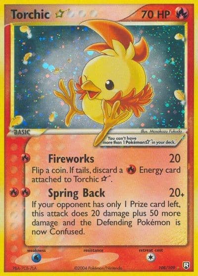 Torchic Star Team Rocket Returns Pokemon card