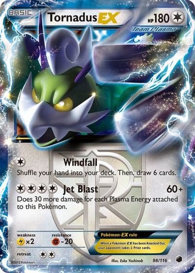 Tornadus EX (Team Plasma) Plasma Freeze Pokemon card