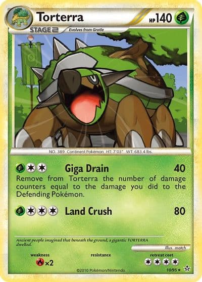 Torterra Unleashed Pokemon card