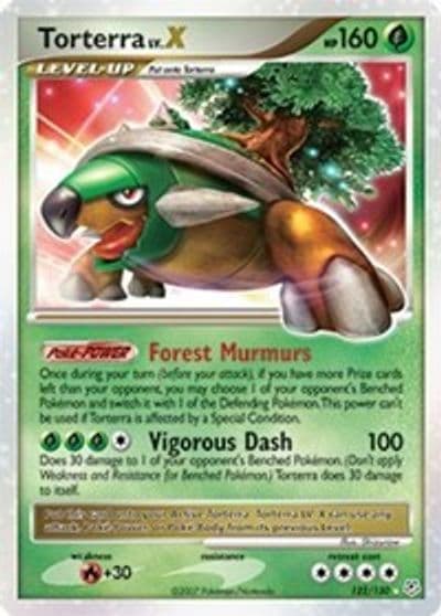 Torterra LV.X Diamond and Pearl Pokemon card