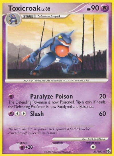 Toxicroak Majestic Dawn Pokemon card