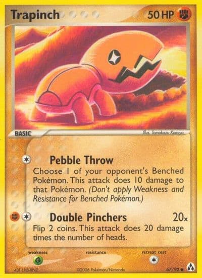 Trapinch Legend Maker Pokemon card