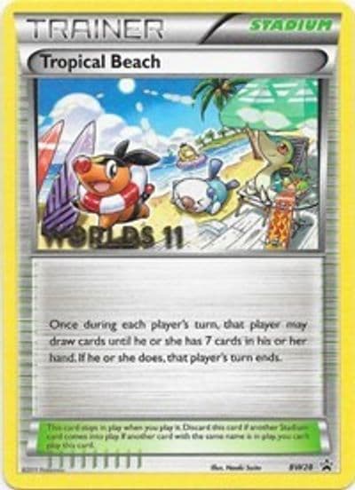 Tropical Beach - BW28 (Worlds 11) Black and White Promos Pokemon card