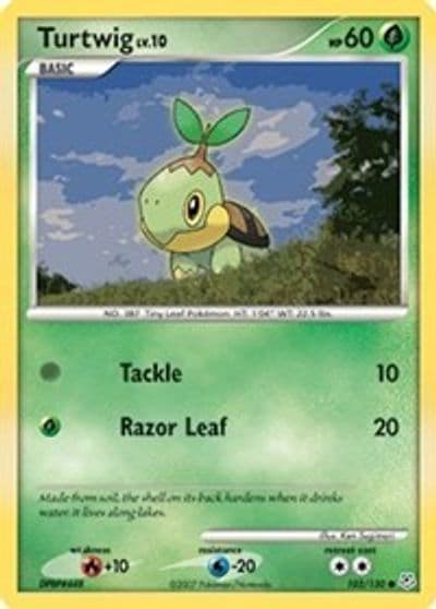Turtwig First Partner Pack Pokemon card