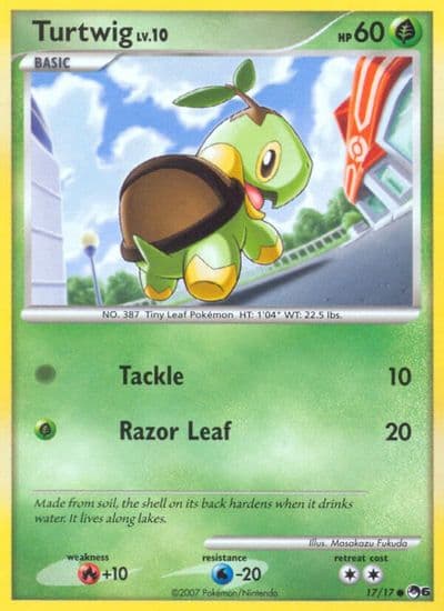 Turtwig POP Series 6 Pokemon card