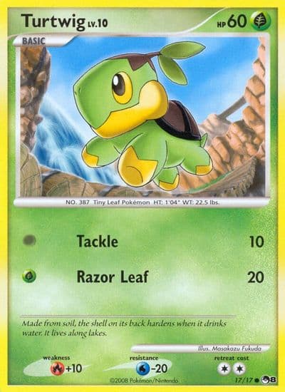 Turtwig POP Series 8 Pokemon card