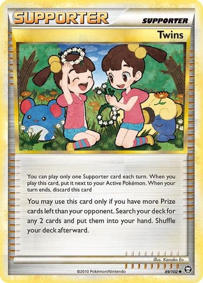 Twins Triumphant Pokemon card