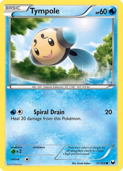 Tympole Dark Explorers Pokemon card