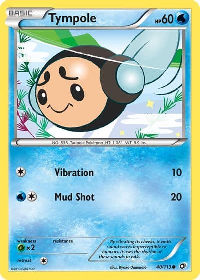 Tympole Legendary Treasures Pokemon card