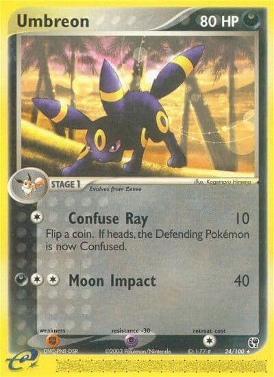 Umbreon Sandstorm Pokemon card