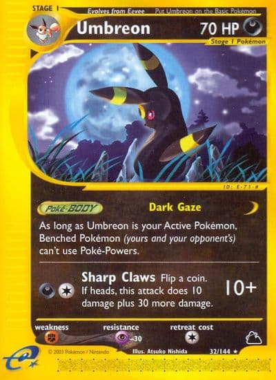 Umbreon (32) Skyridge Pokemon card