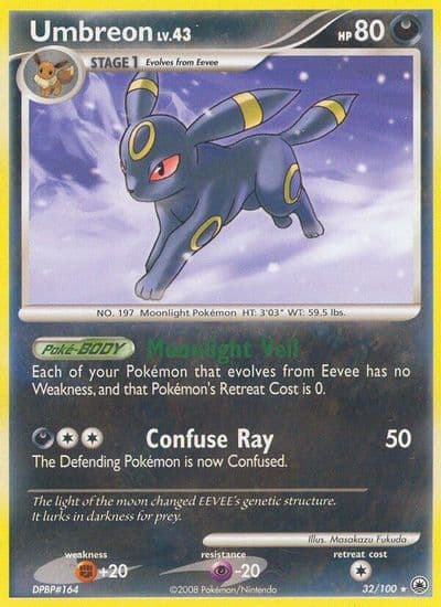 Umbreon Majestic Dawn Pokemon card
