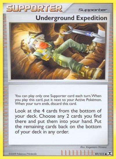 Underground Expedition Rising Rivals Pokemon card