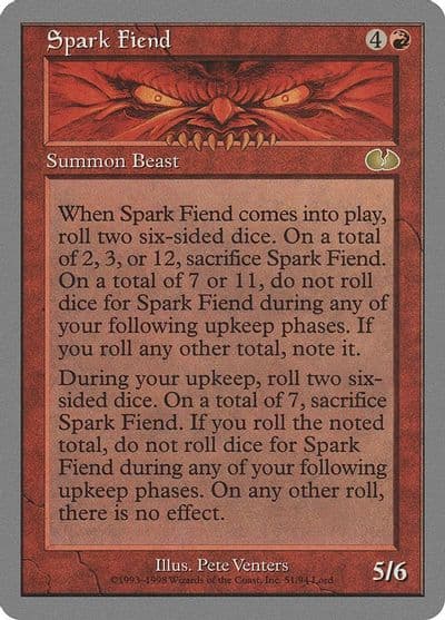 Spark Fiend Unglued Magic card
