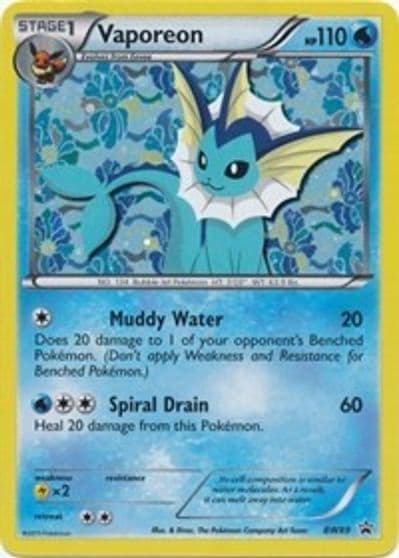Vaporeon - BW89 Black and White Promos Pokemon card